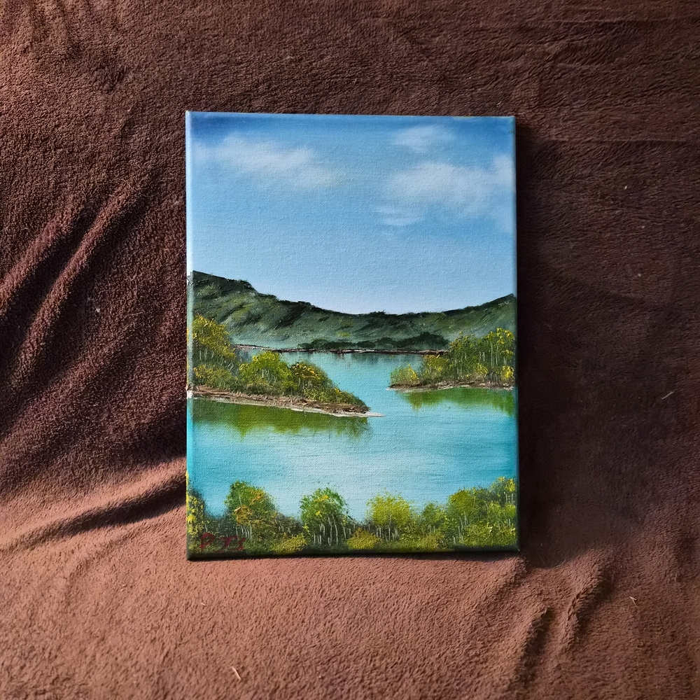 Hand Painted Canvas Hand Mixed Colors Oil Paint Landscape Tennessee